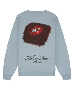 Heren sweater blauw