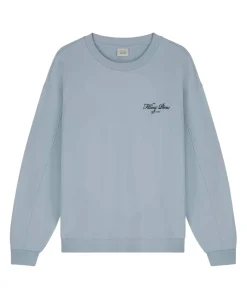 Heren sweater blauw