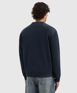 Heren sweater blauw