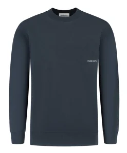 Heren sweater blauw