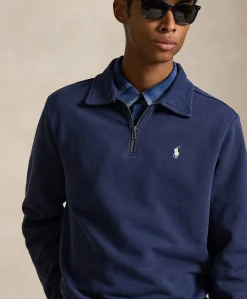Heren sweater blauw