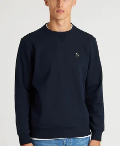 Heren sweater blauw