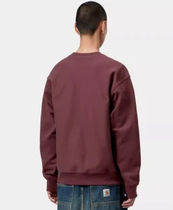 Heren sweater bordeaux