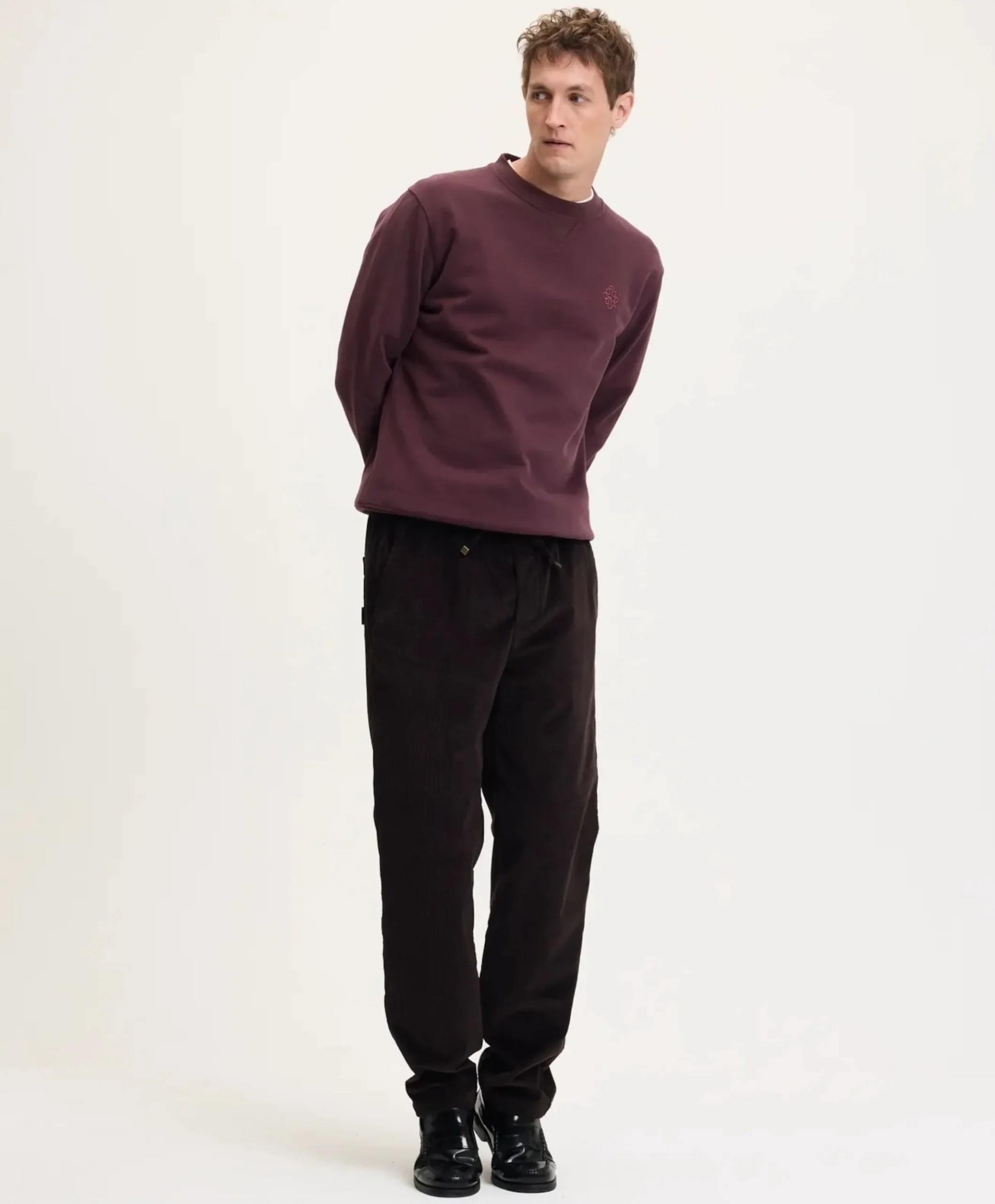 Heren sweater bordeaux