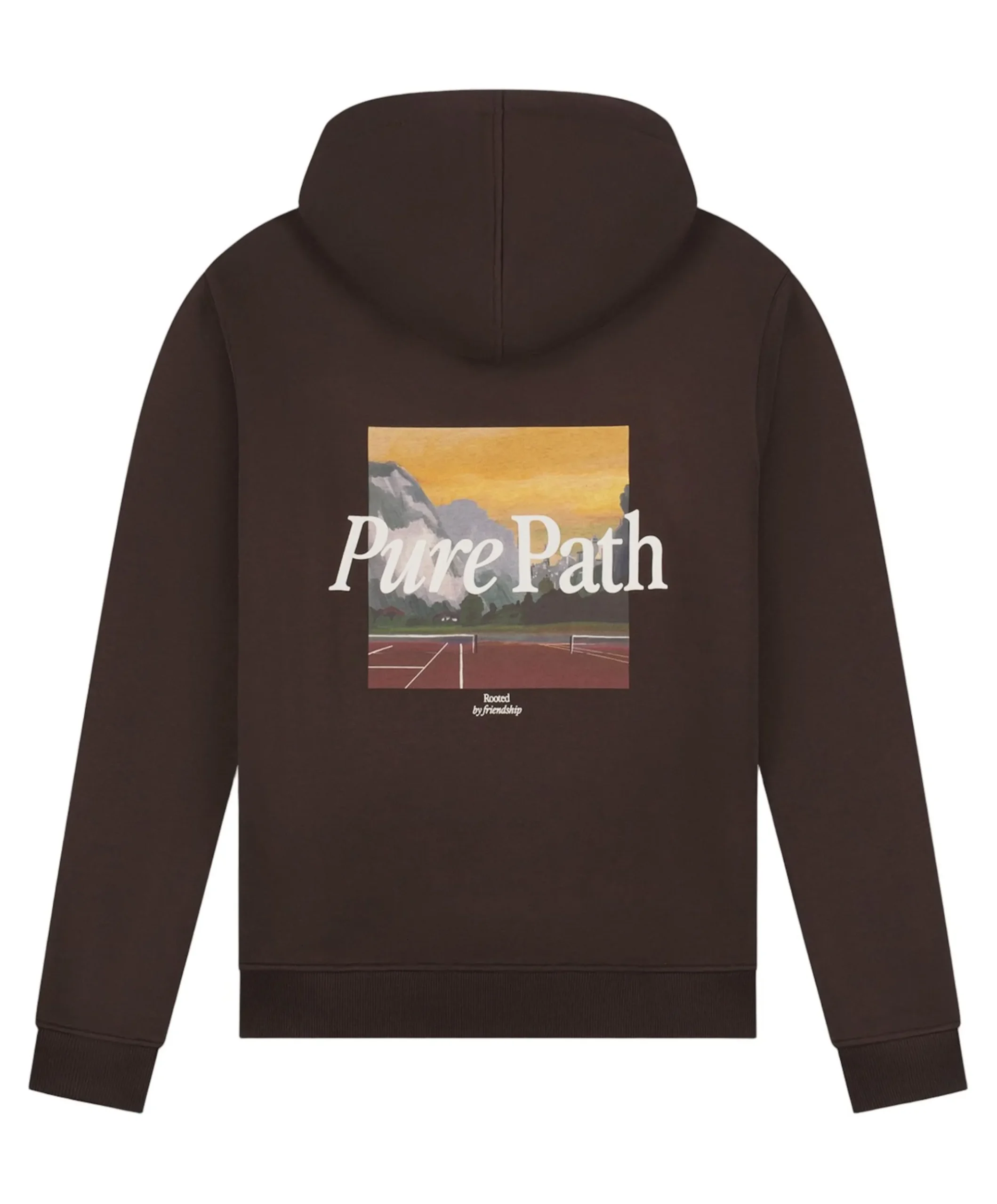 Heren sweater bruin