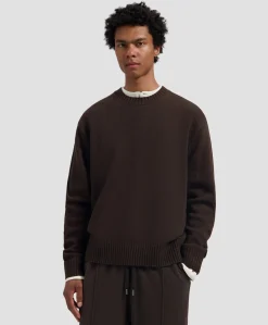 Heren sweater bruin