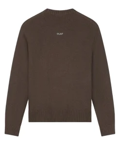 Heren sweater bruin