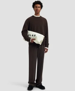 Heren sweater bruin