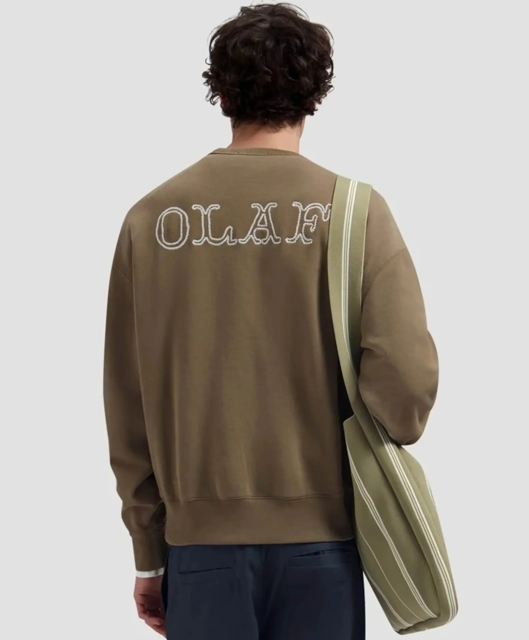 Heren sweater bruin