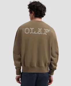 Heren sweater bruin