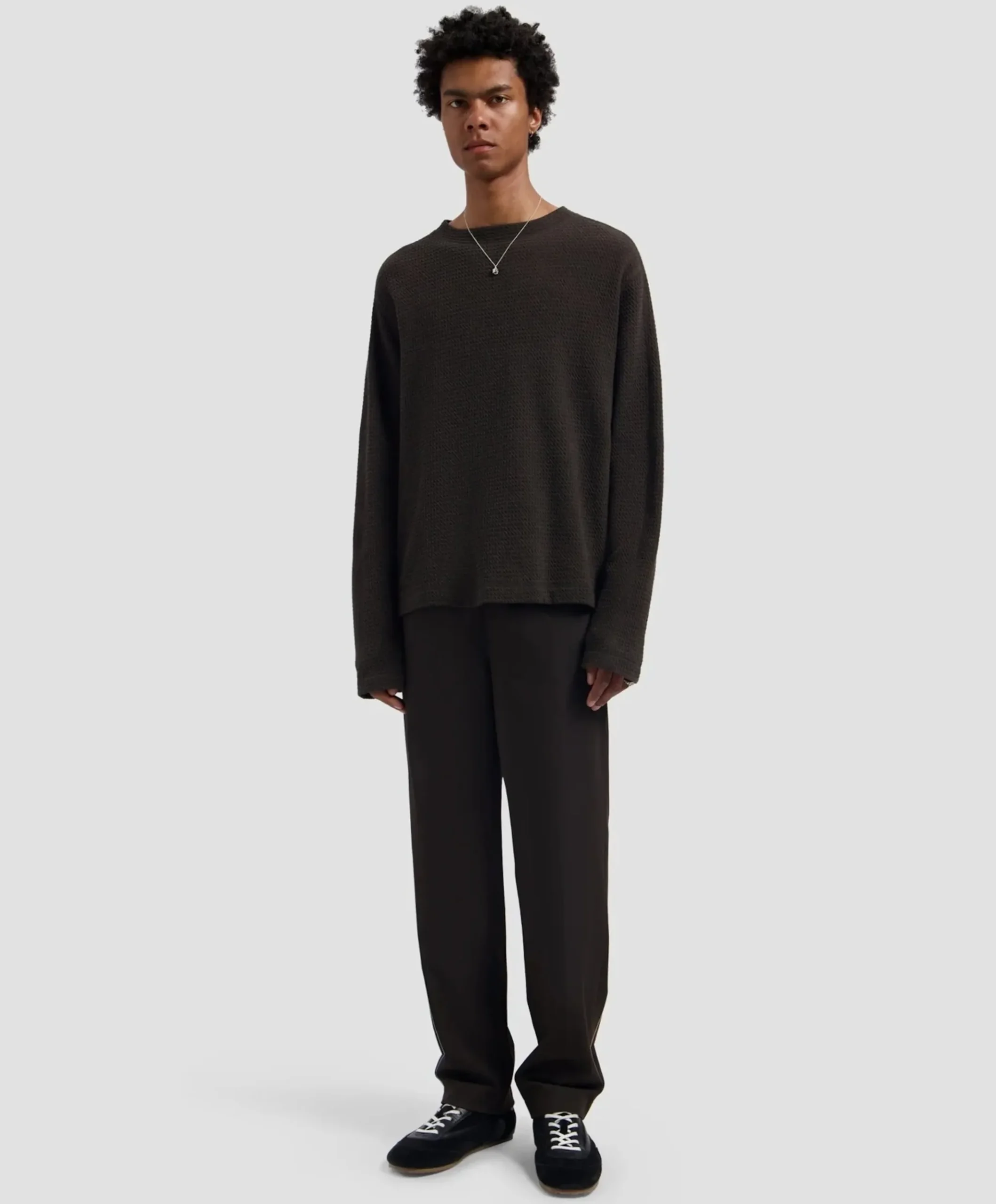 Heren sweater bruin