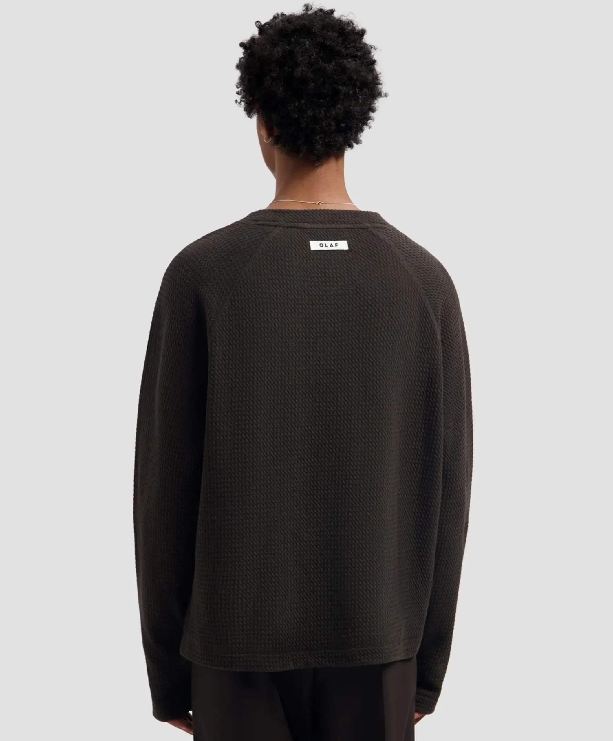 Heren sweater bruin