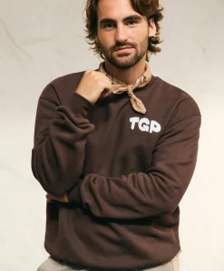 Heren sweater bruin