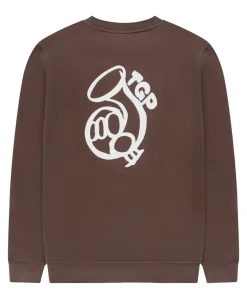 Heren sweater bruin