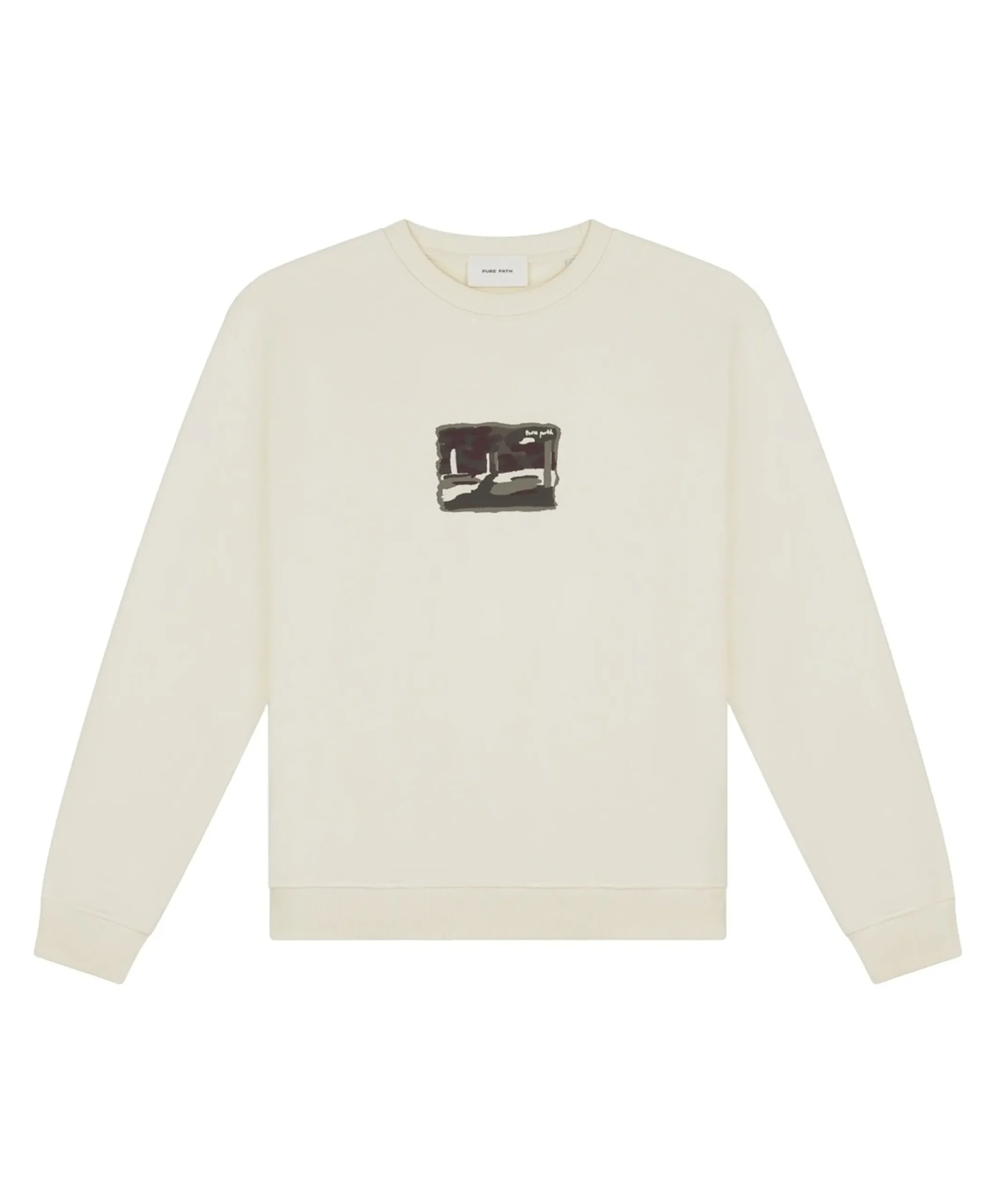 Heren sweater ecru