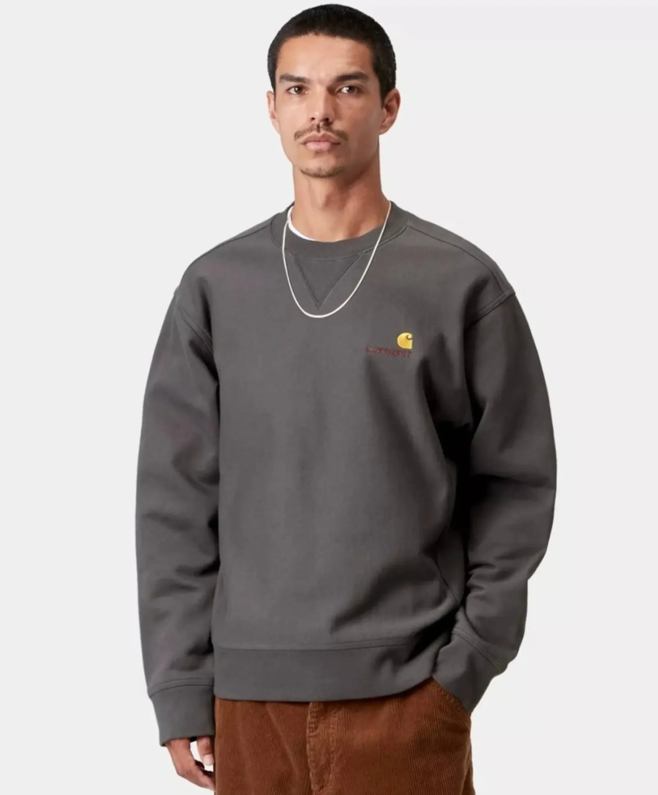 Heren sweater grijs