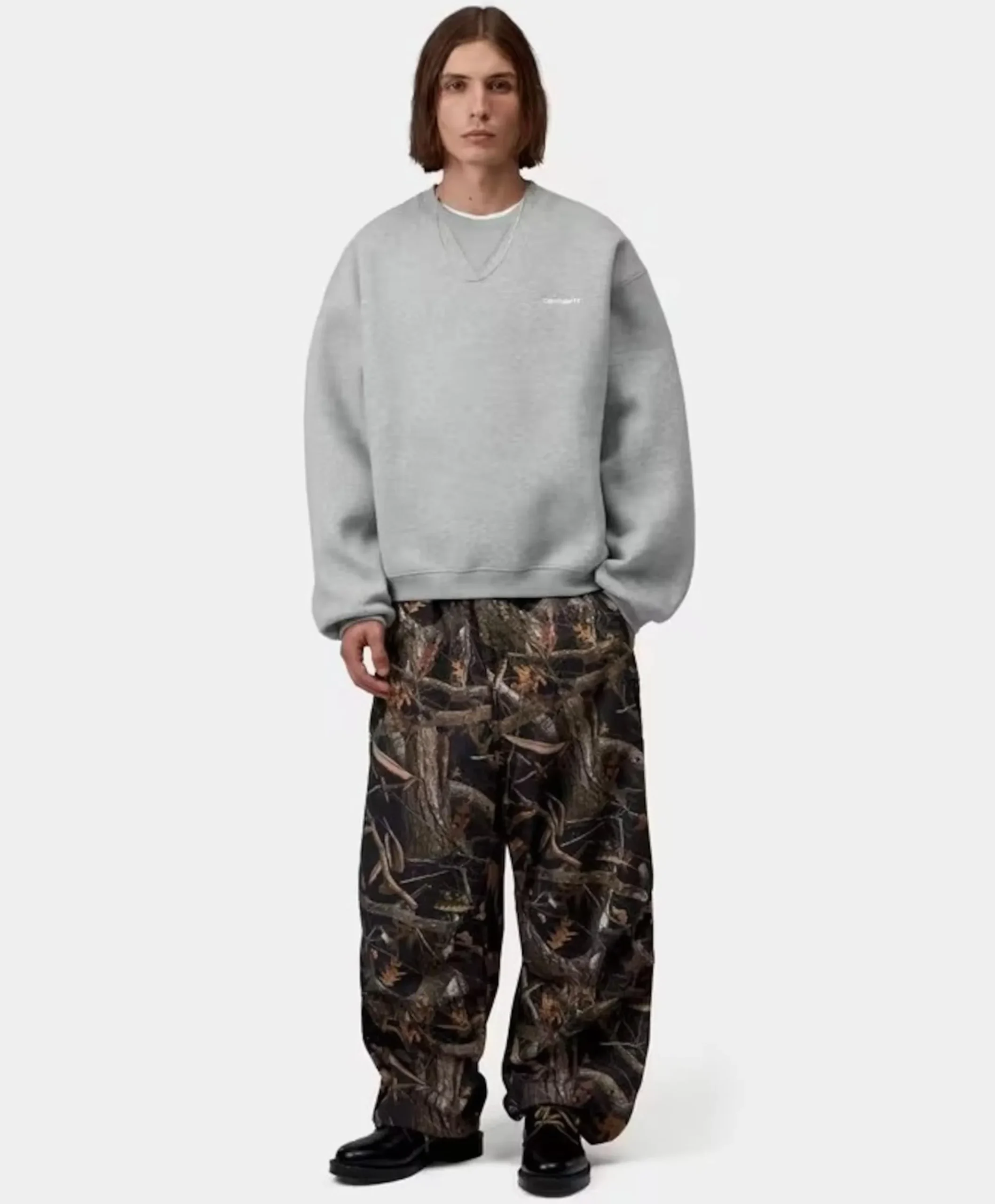 Heren sweater grijs