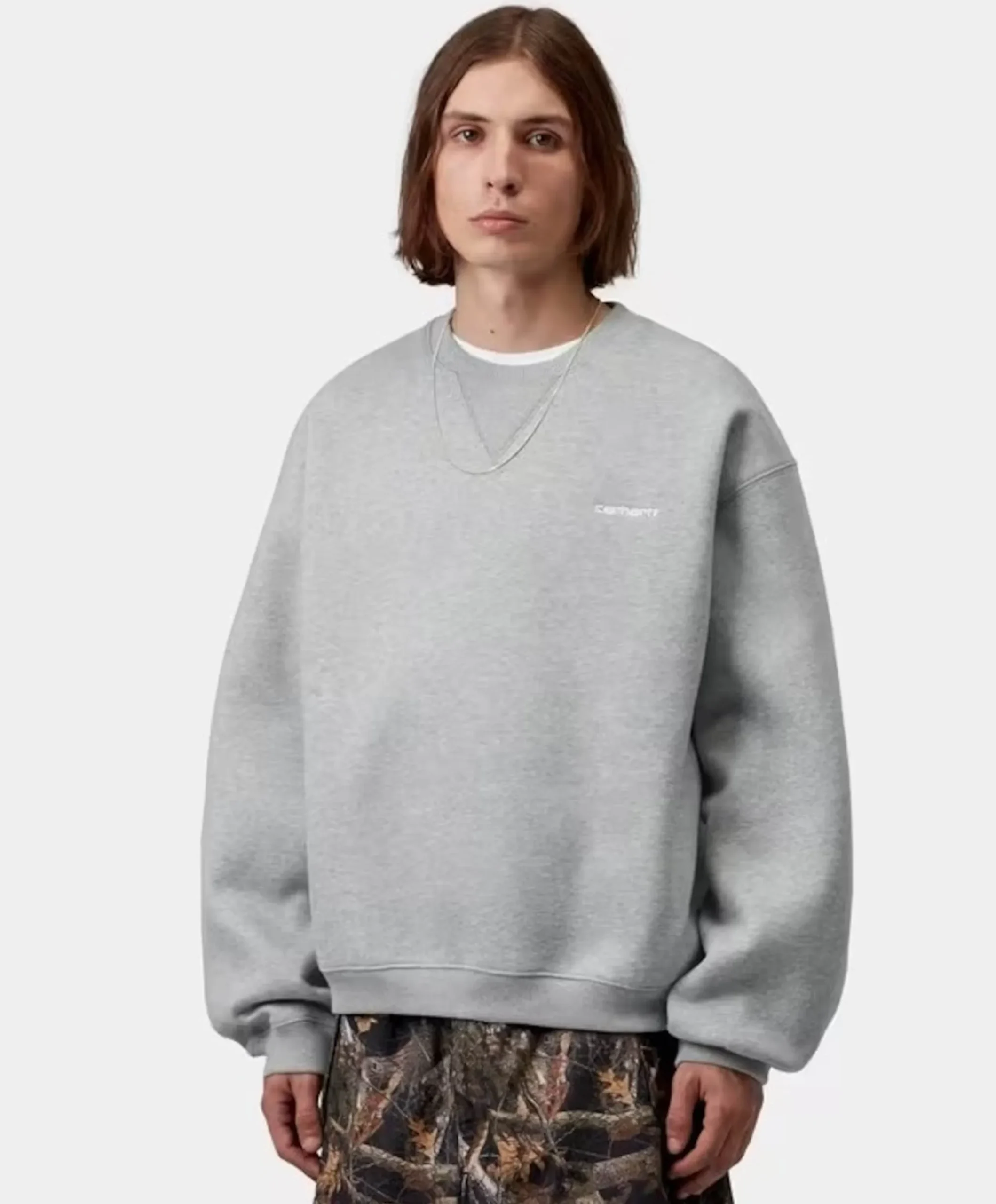 Heren sweater grijs