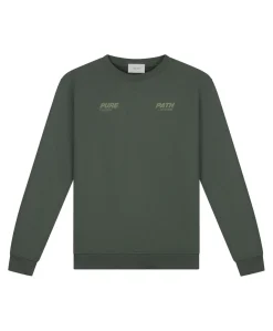 Heren sweater groen
