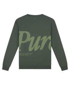 Heren sweater groen
