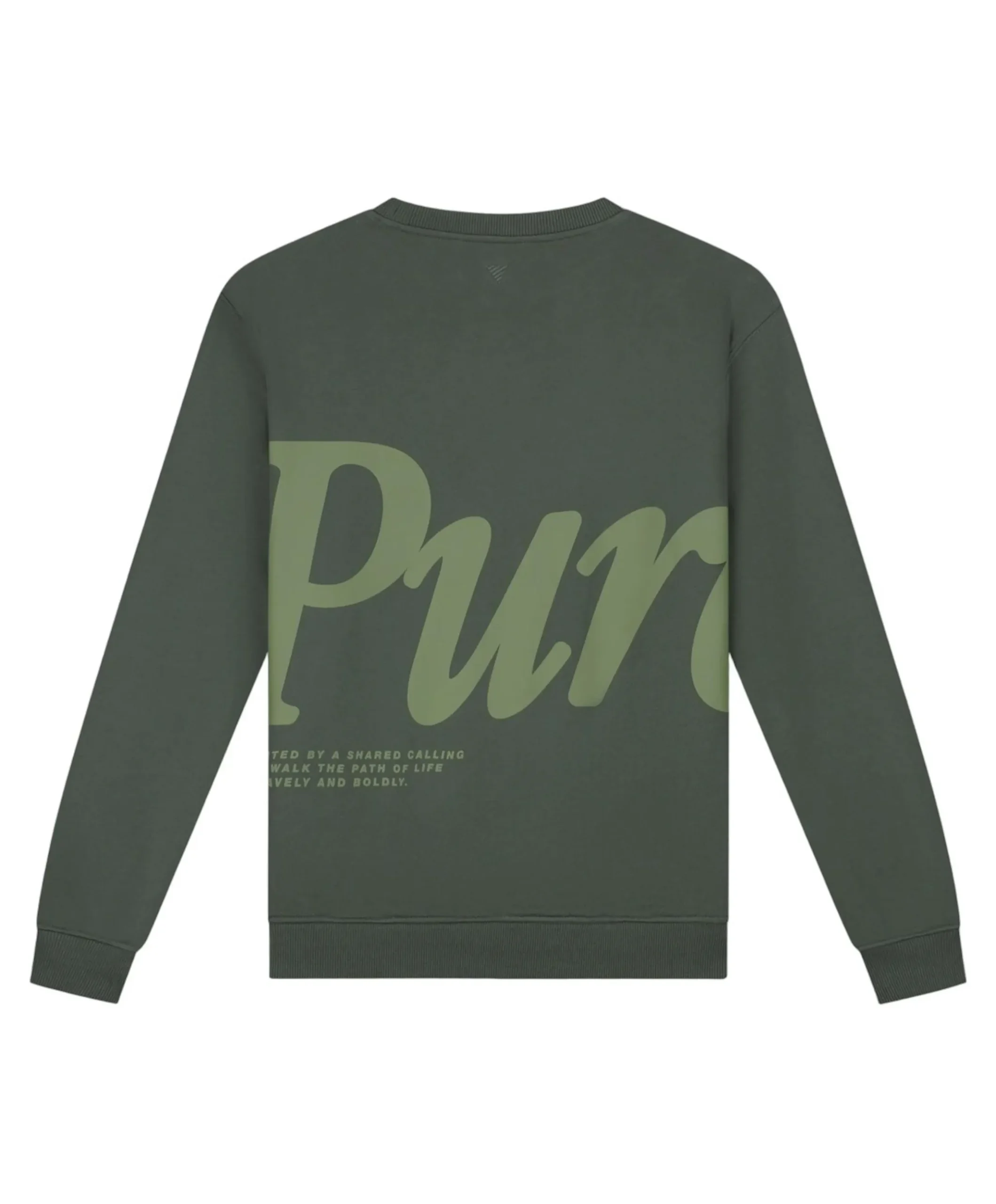 Heren sweater groen