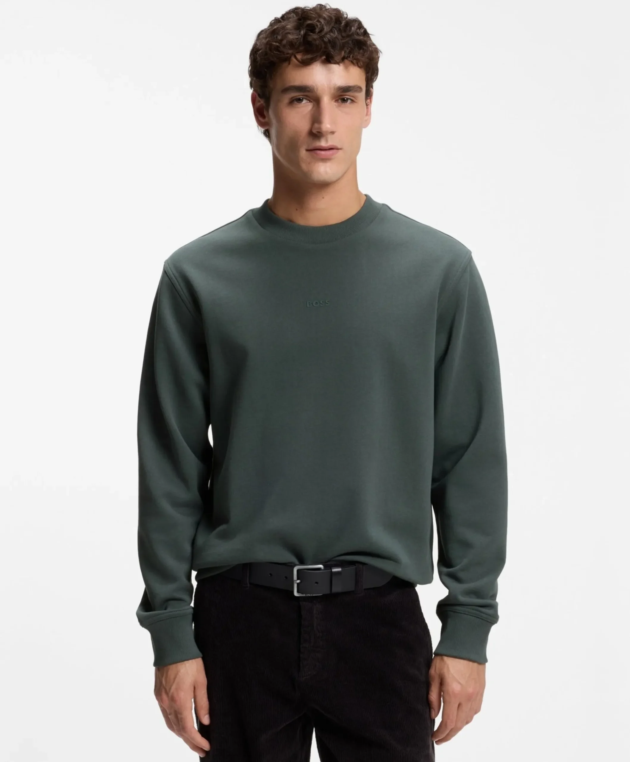 Heren sweater groen