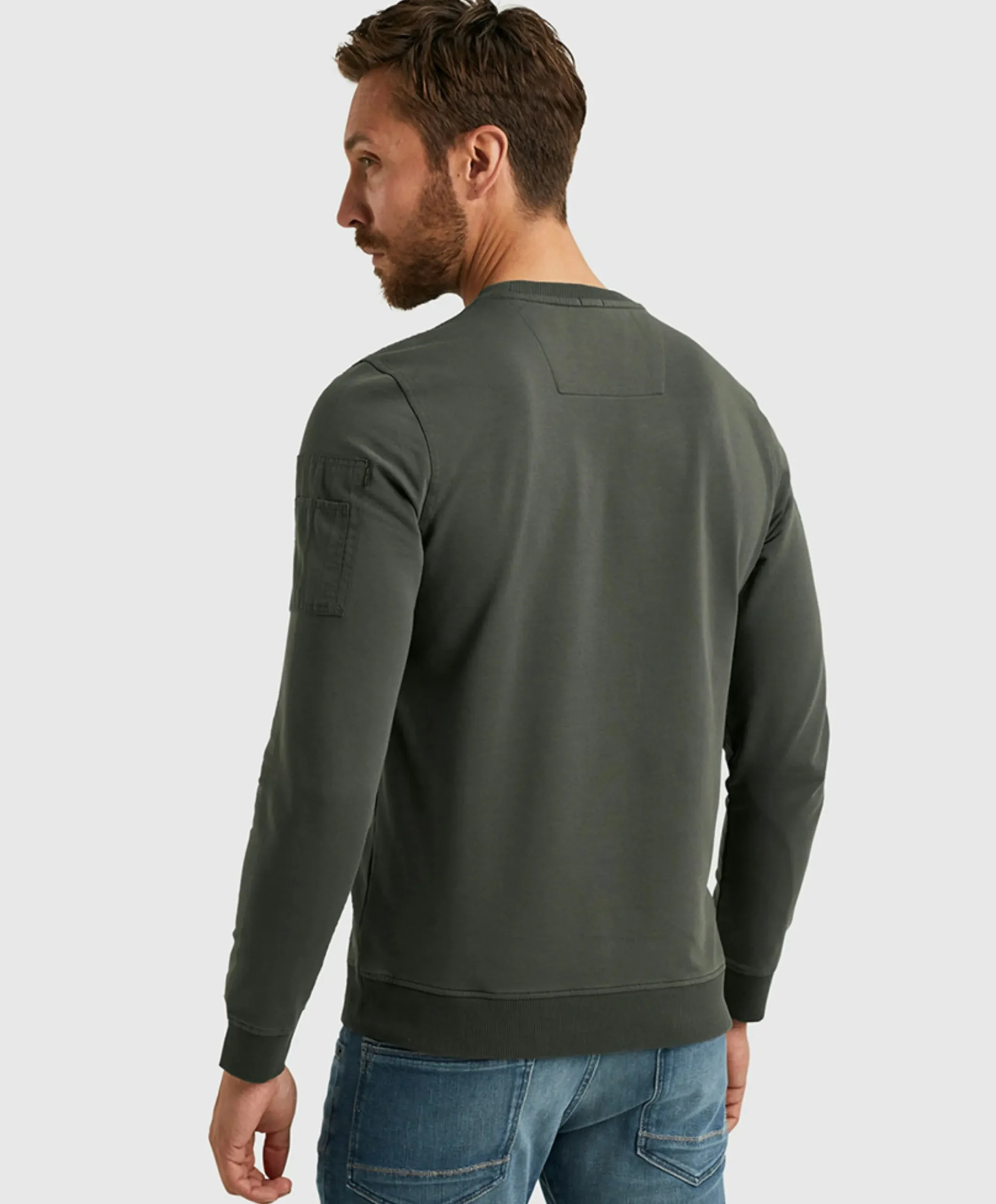 Heren sweater groen