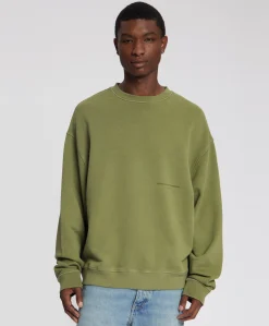 Heren sweater groen