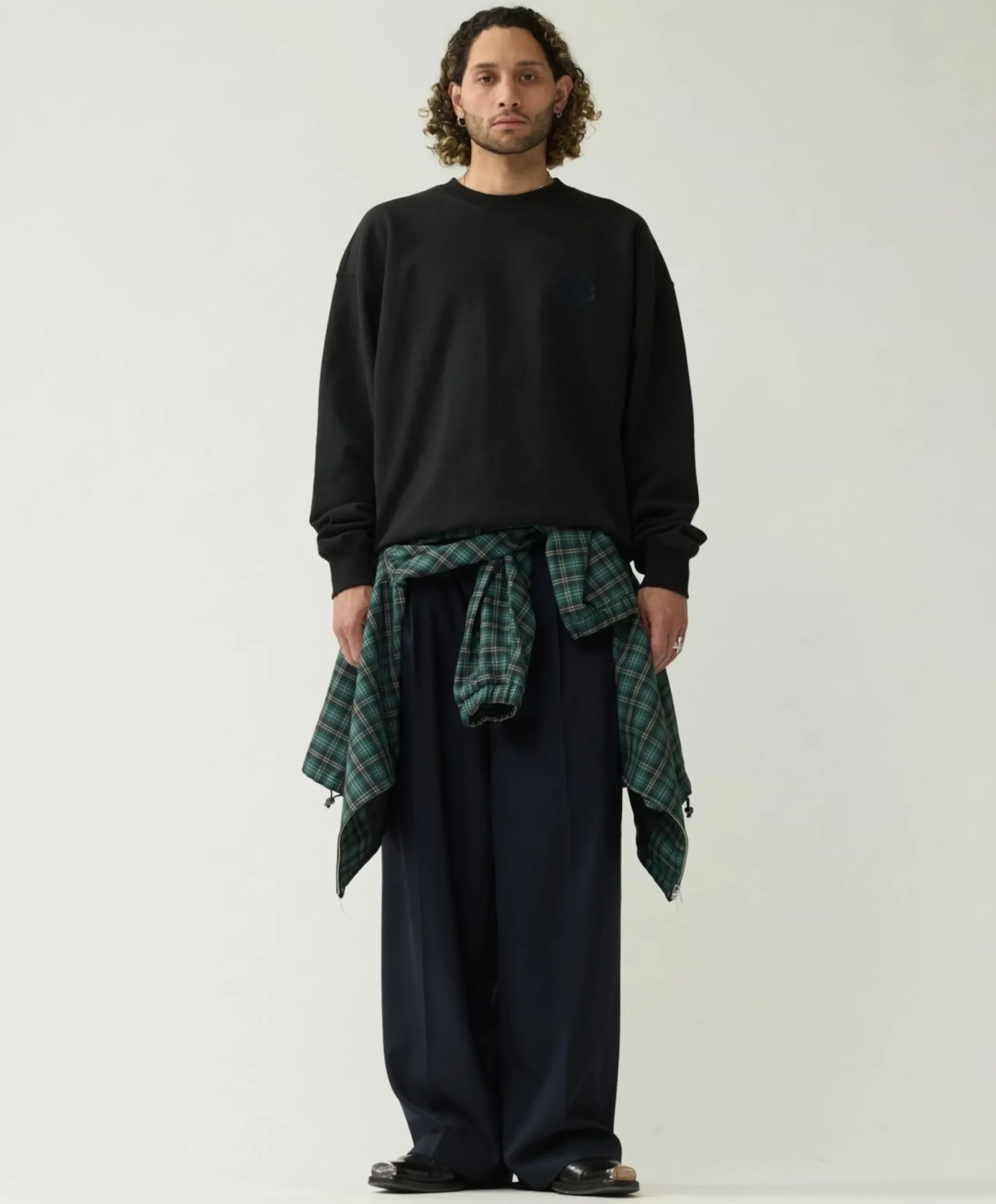 Heren sweater zwart
