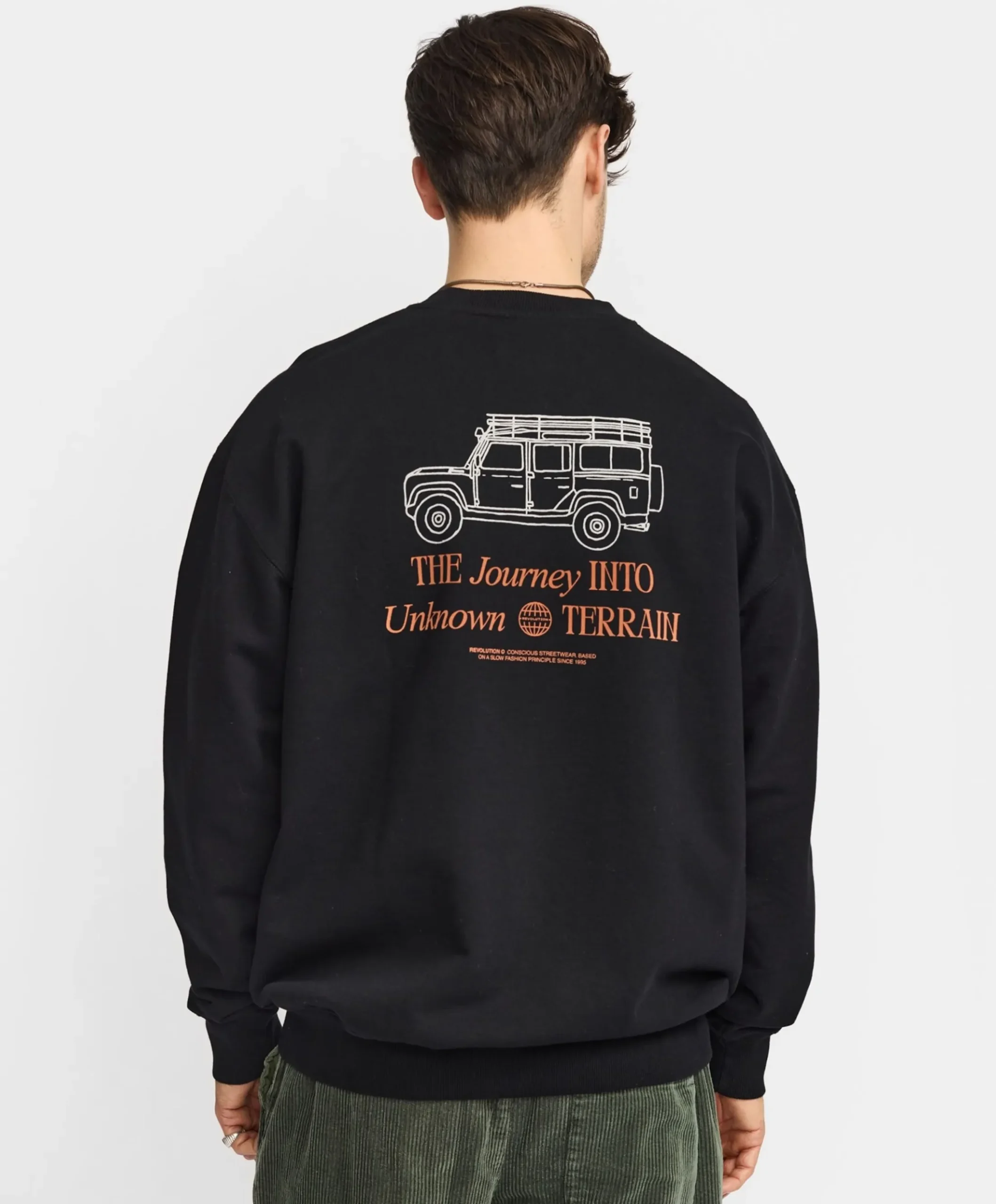 Heren sweater zwart