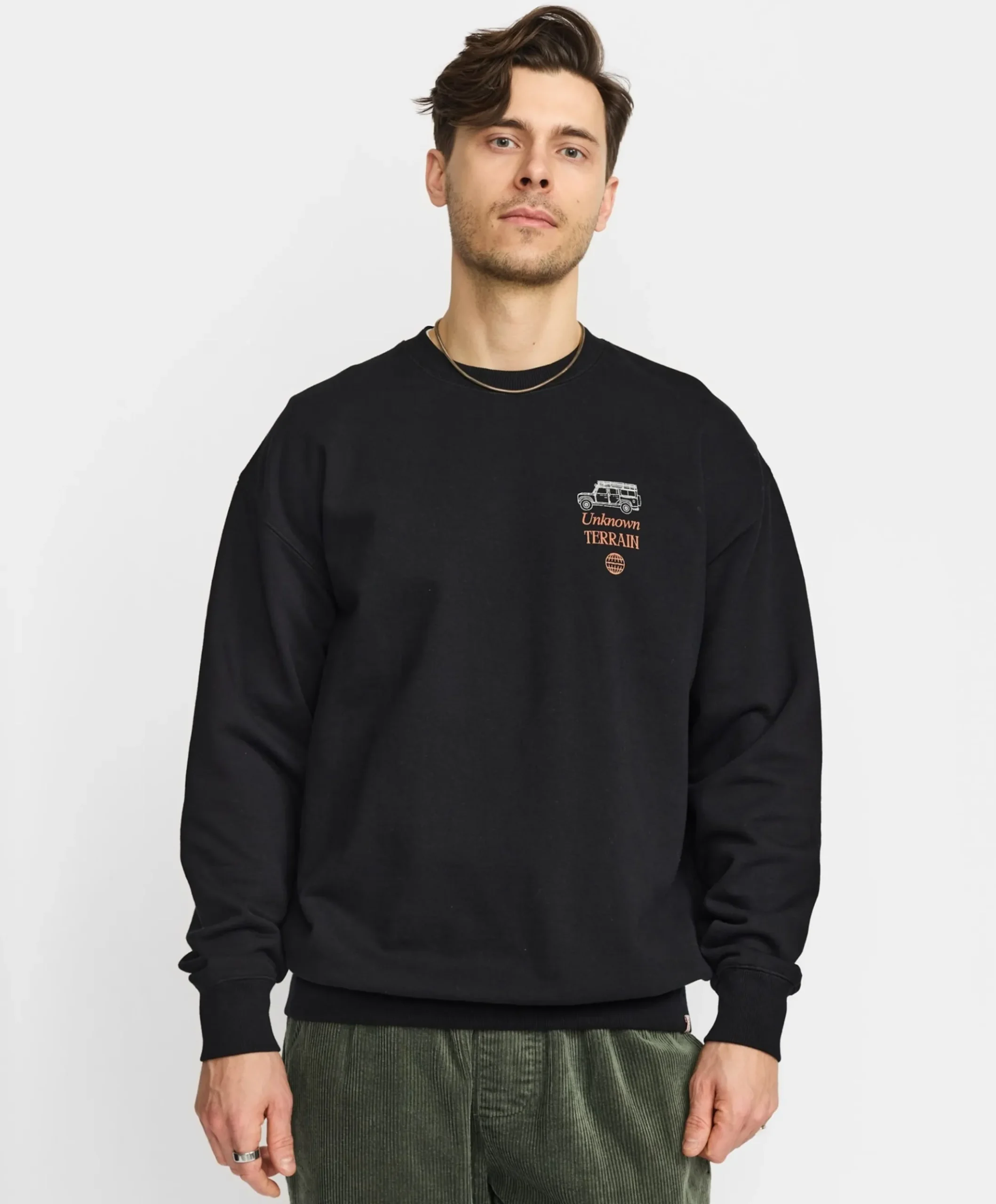 Heren sweater zwart