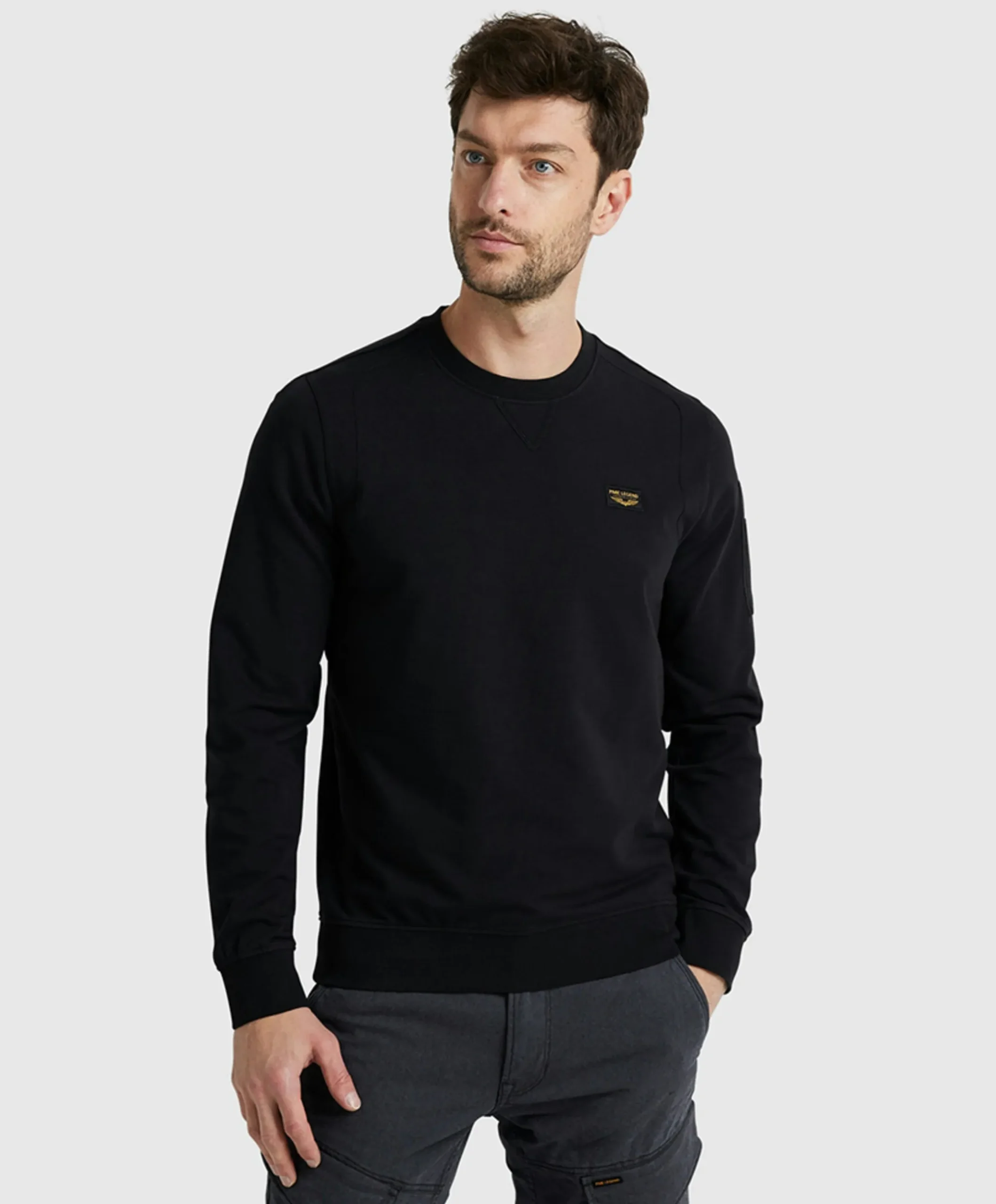 Heren sweater zwart
