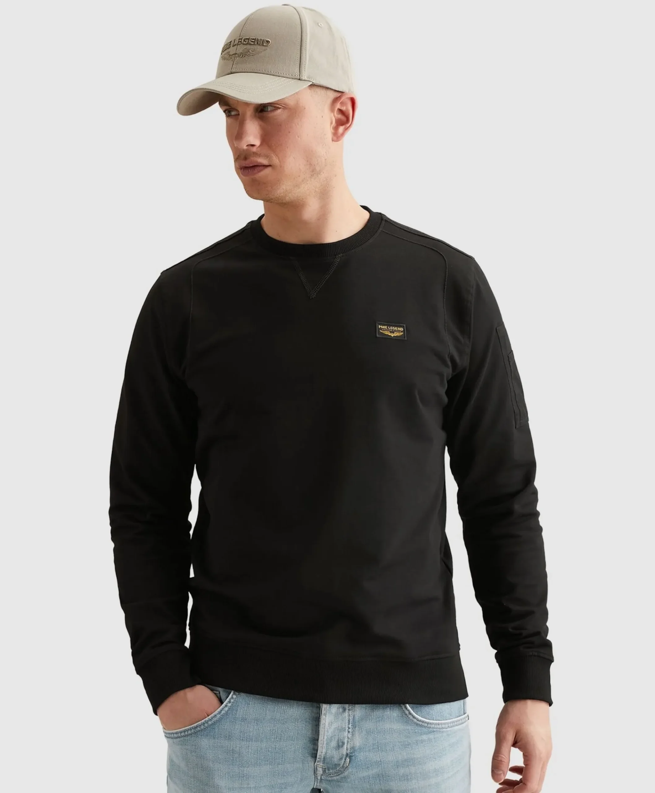 Heren sweater zwart