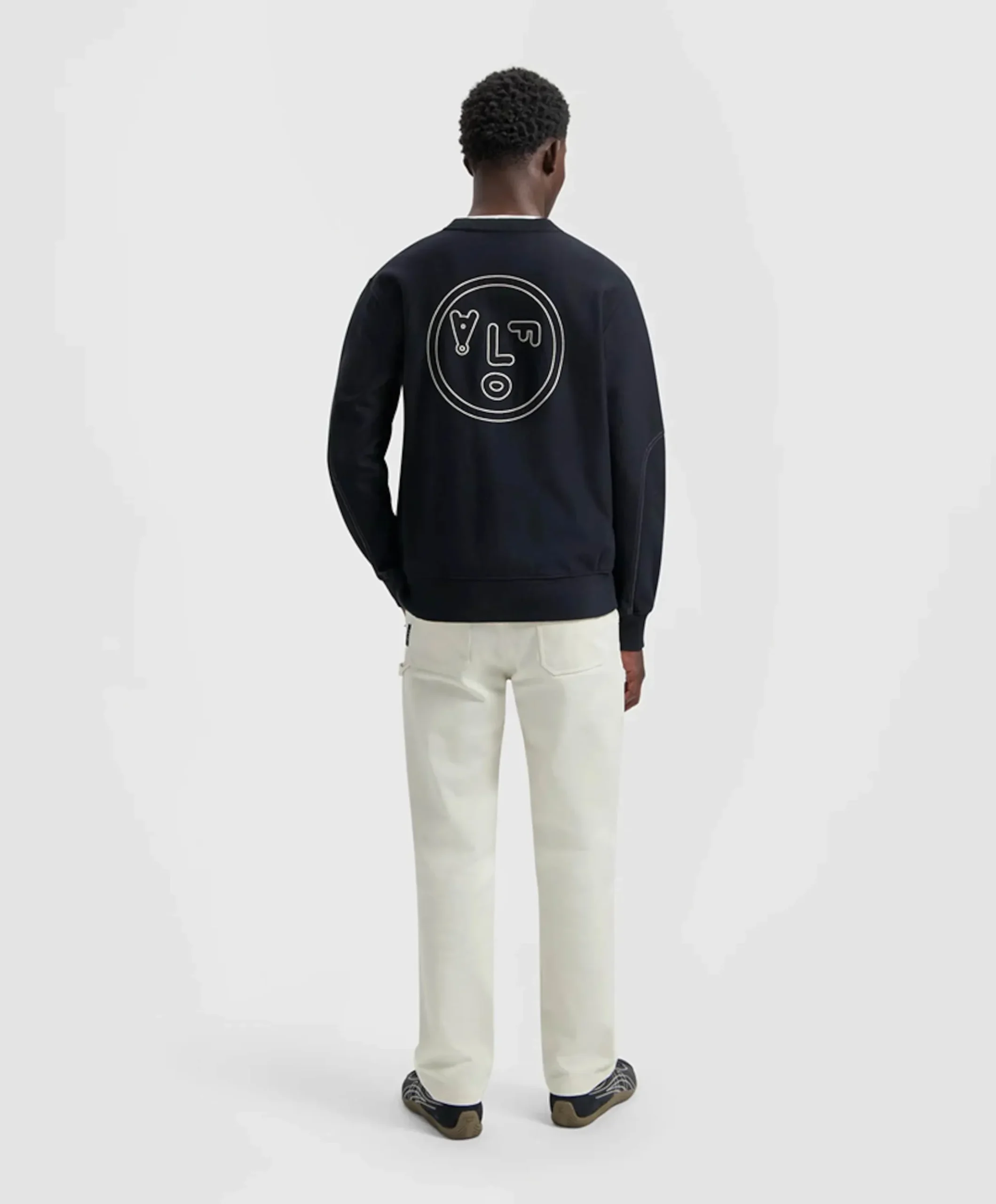 Heren sweater zwart