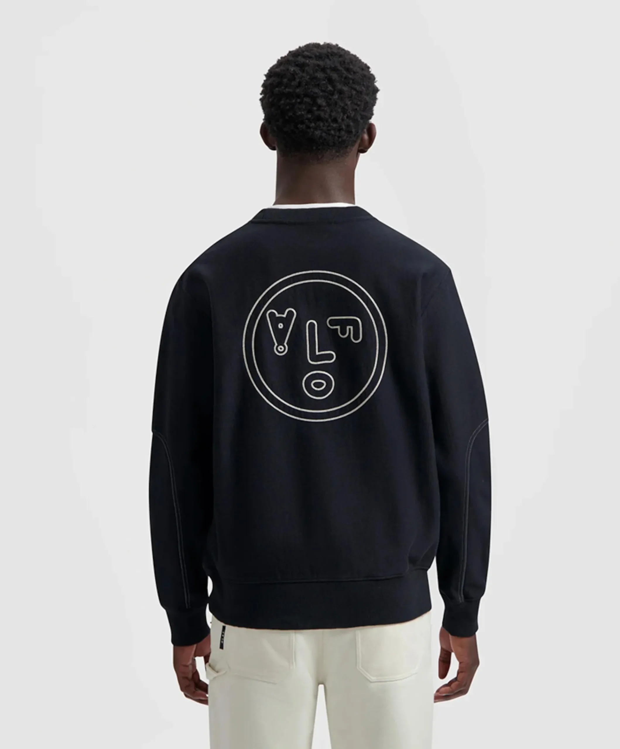 Heren sweater zwart