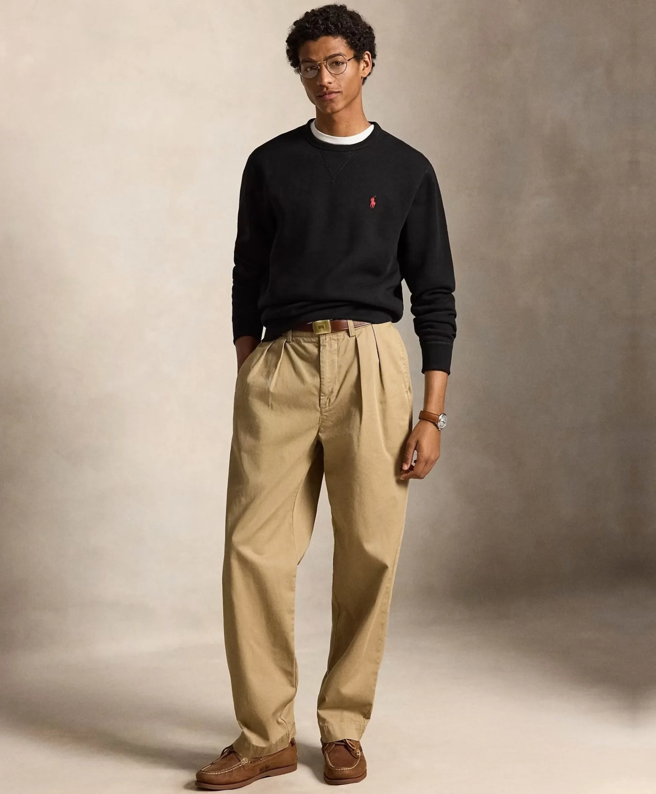 Heren sweater zwart
