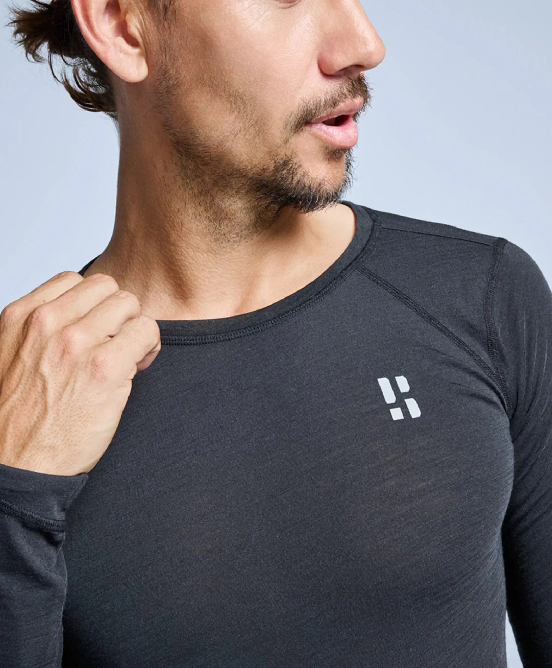 Heren thermoshirt zwart