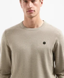 Heren trui beige