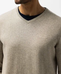 Heren trui beige