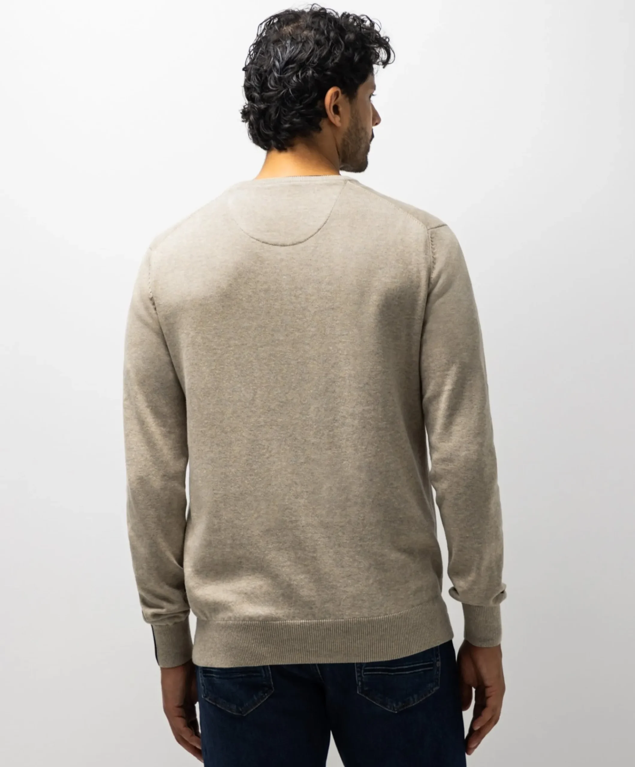 Heren trui beige