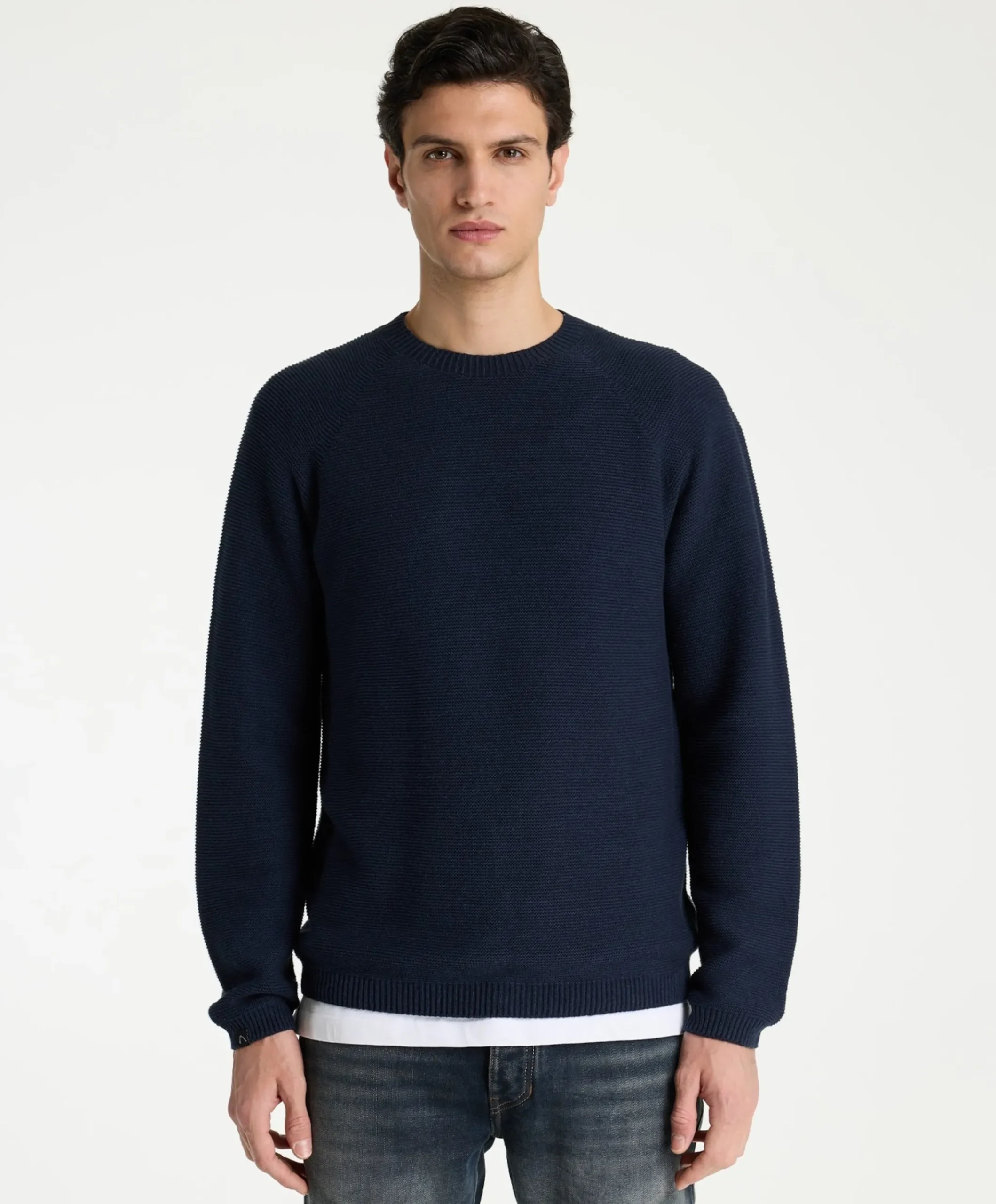 Heren trui blauw