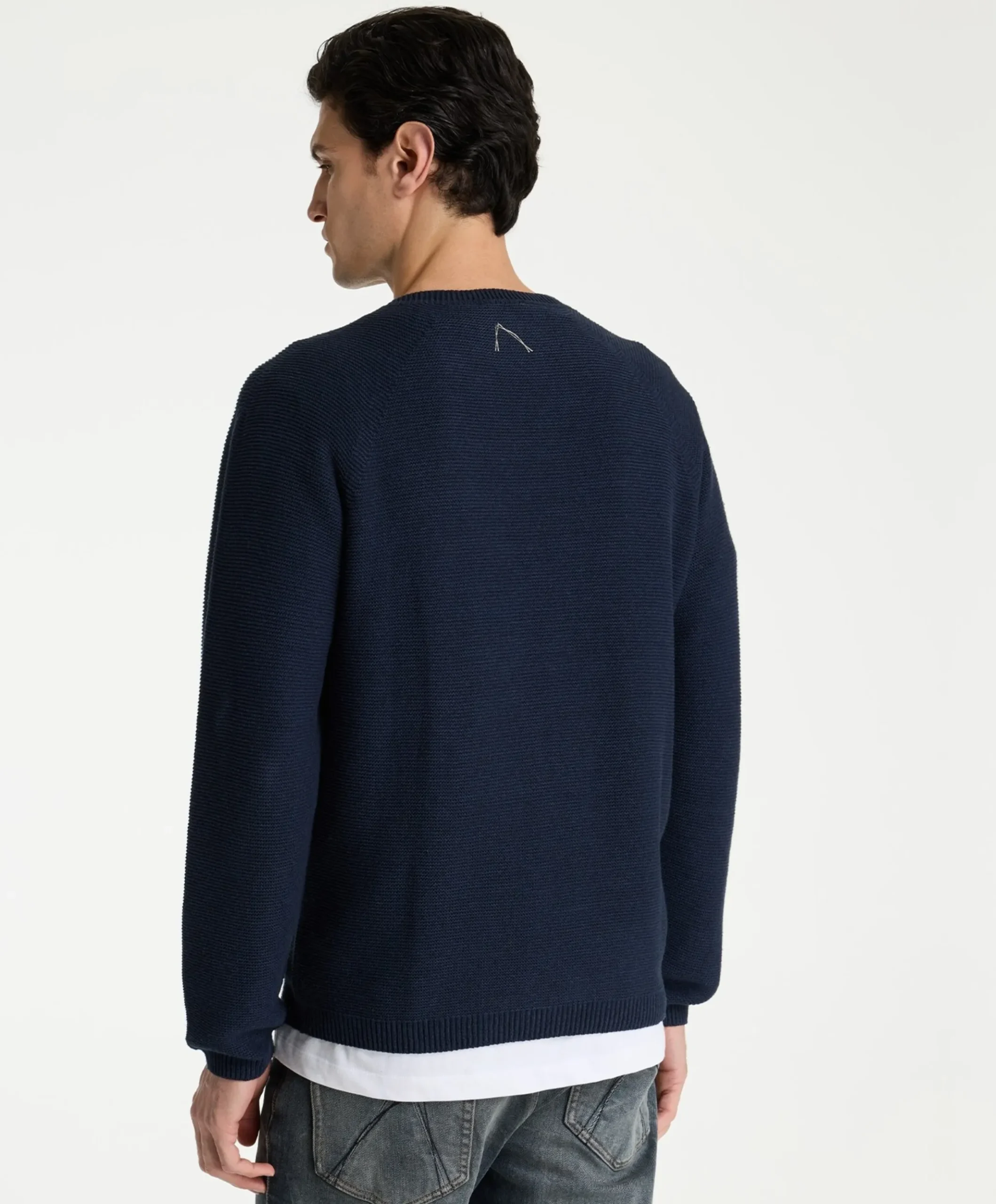 Heren trui blauw