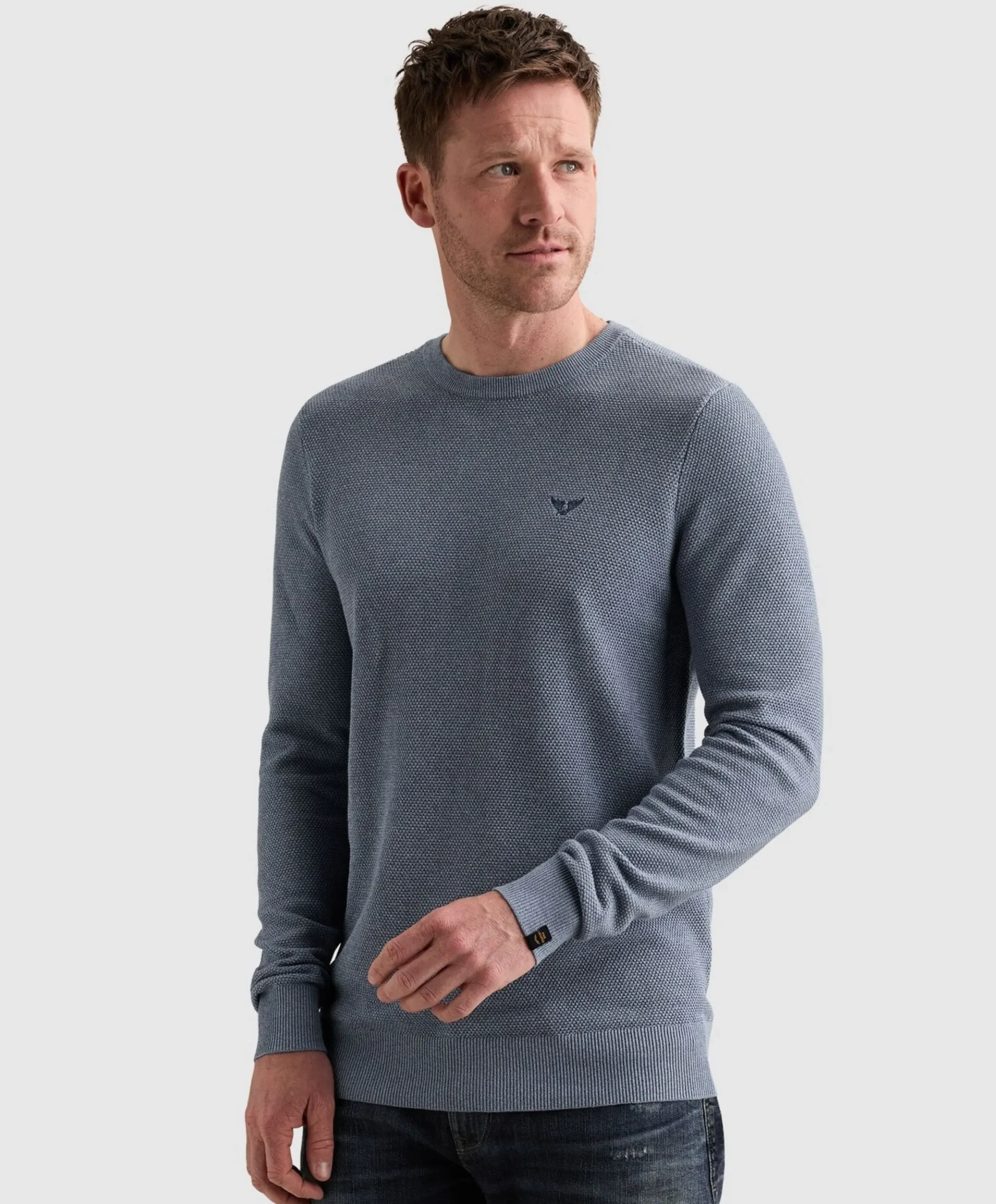Heren trui blauw