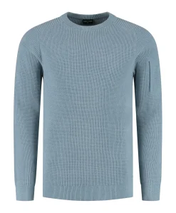 Heren trui blauw
