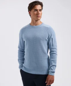 Heren trui blauw