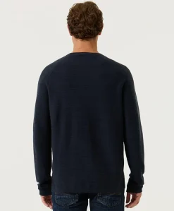 Heren trui blauw