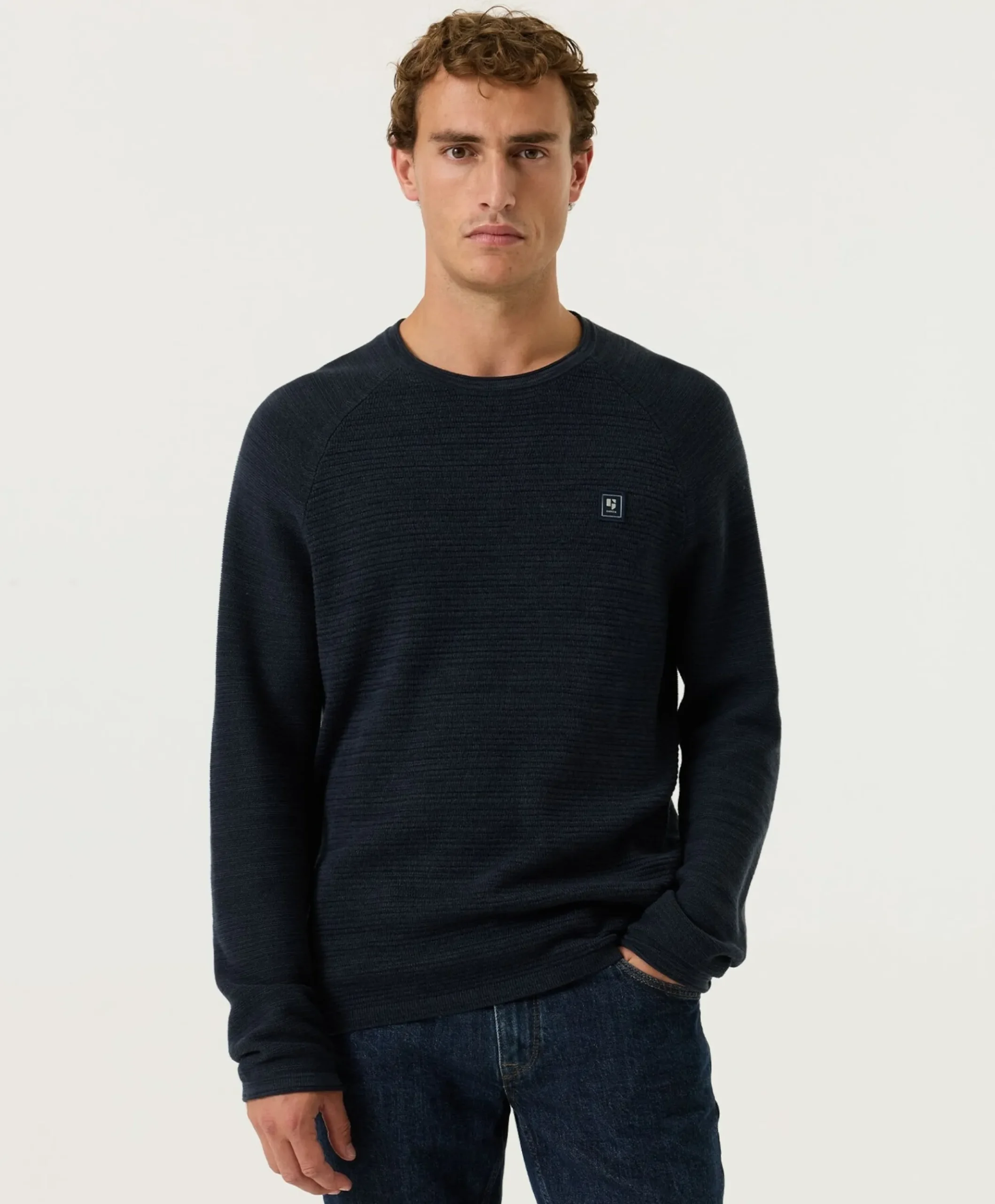 Heren trui blauw