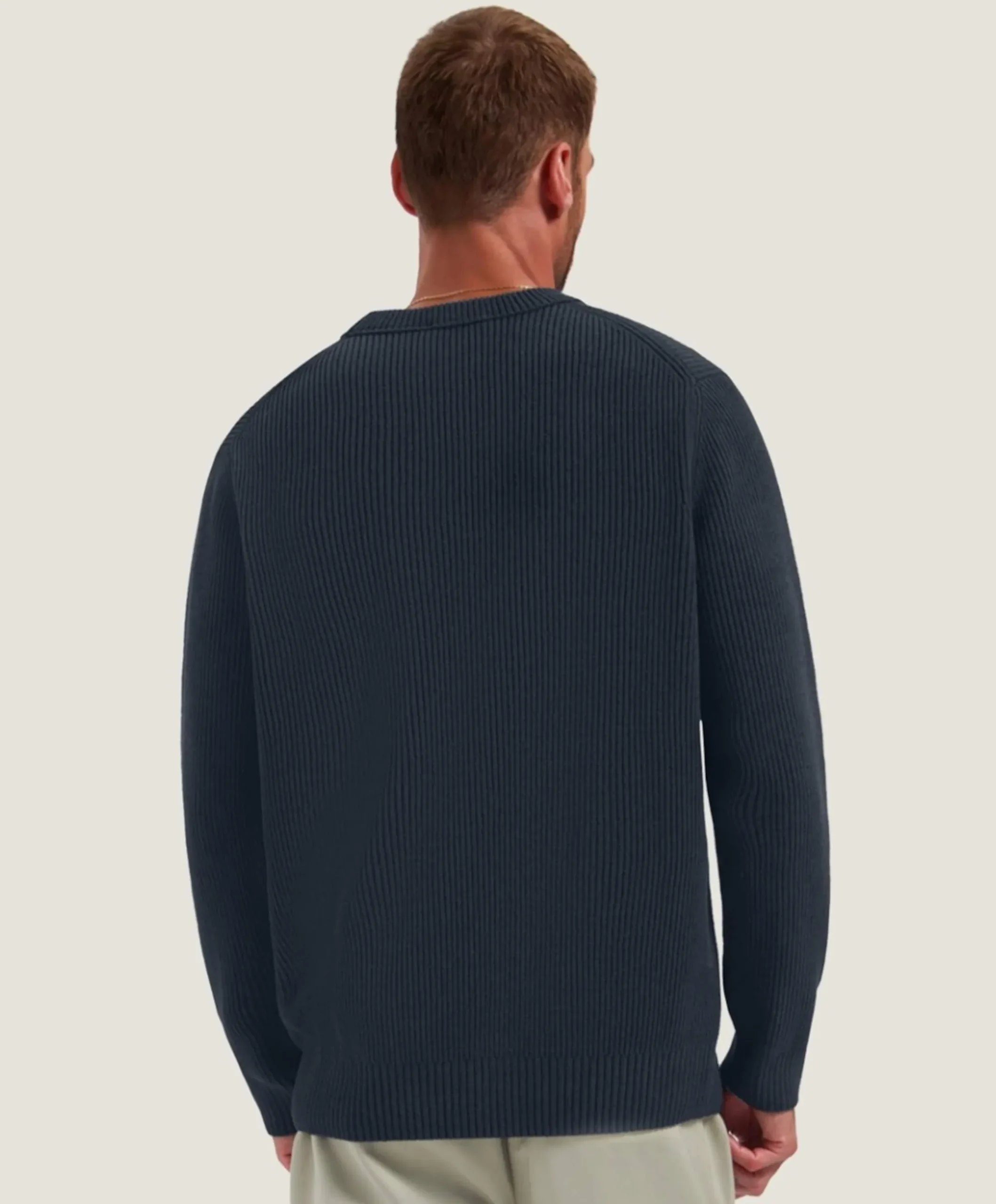 Heren trui blauw