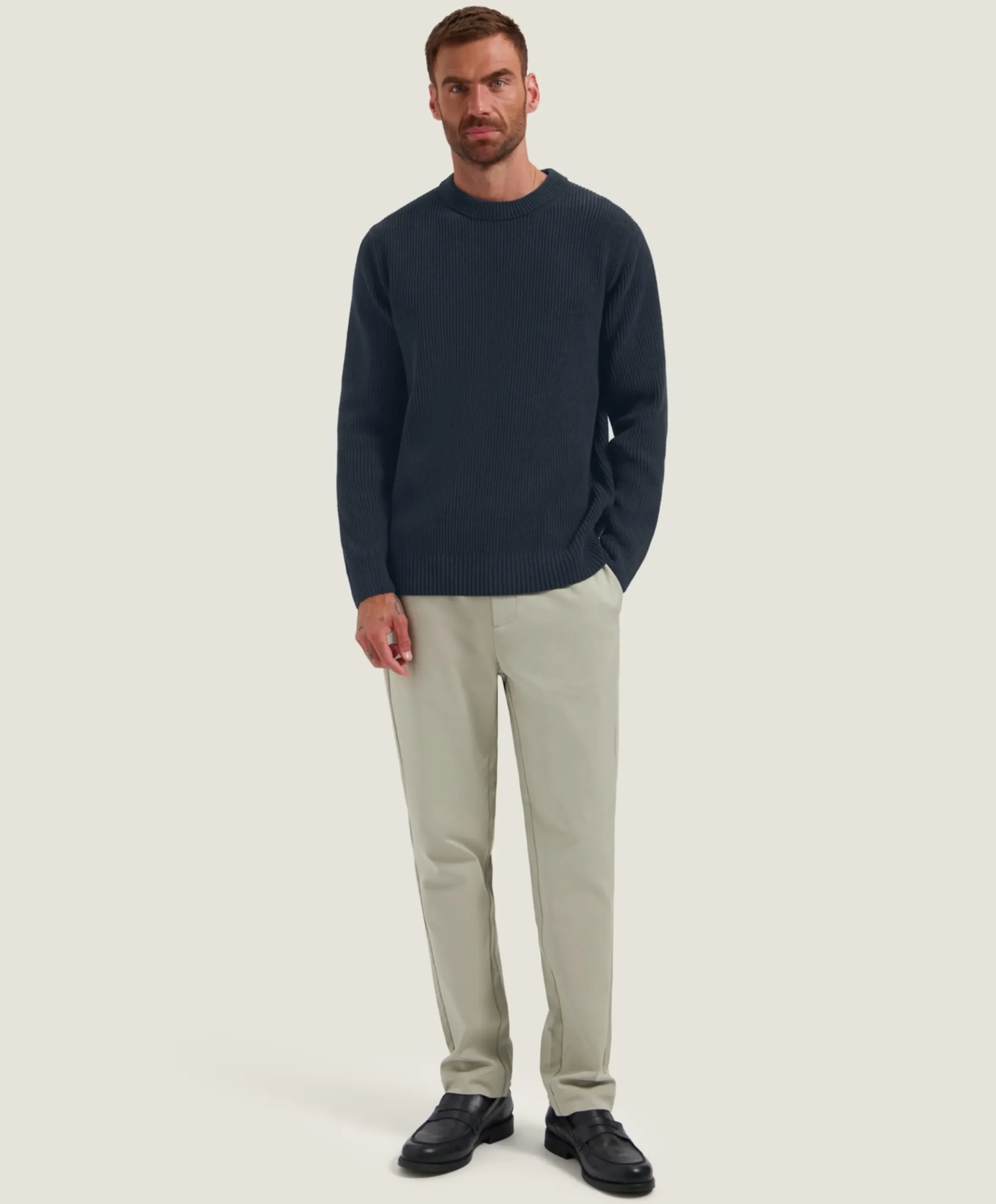 Heren trui blauw