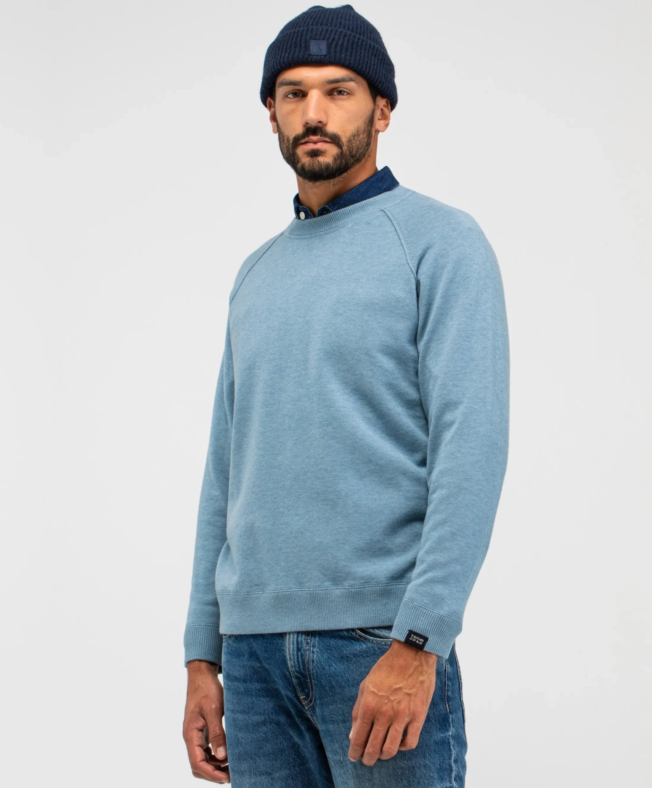 Heren trui blauw